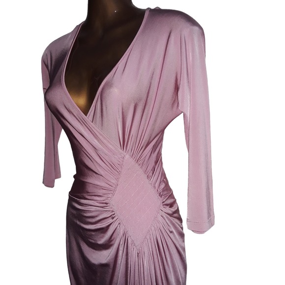 Just Cavalli Dresses & Skirts - NWT Roberto Cavalli Sz 44 Just Cavalli ABITO Fitted Wrap Dress Rose Pink